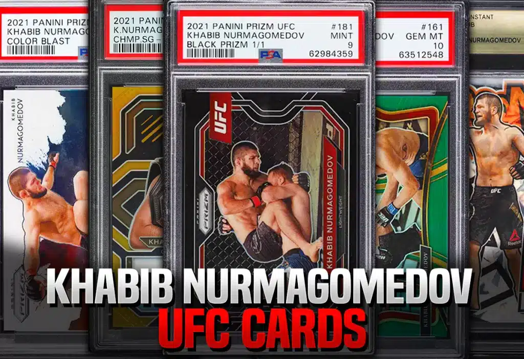 most valuable highest selling Khabib Nurmagomedov UFC cards