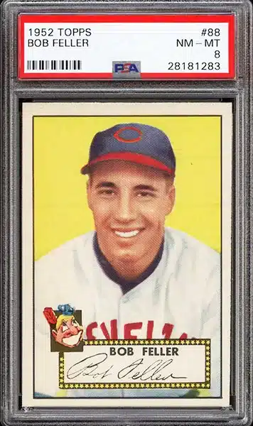1952 Topps Bob Feller #88 PSA 8 NM-MT