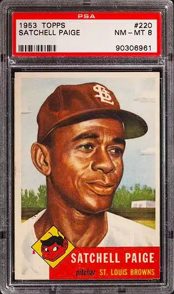 1953 Topps Satchell Paige #220 PSA 8 NM-MT