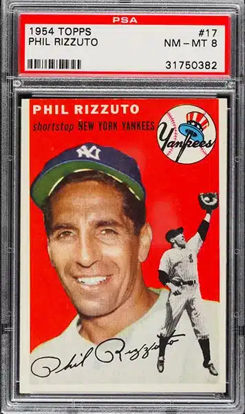 1954 Topps Phil Rizzuto #17 PSA 8 NM-MT
