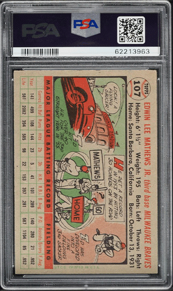 The Best 1956 Topps Baseball Cards – Highest Selling Prices