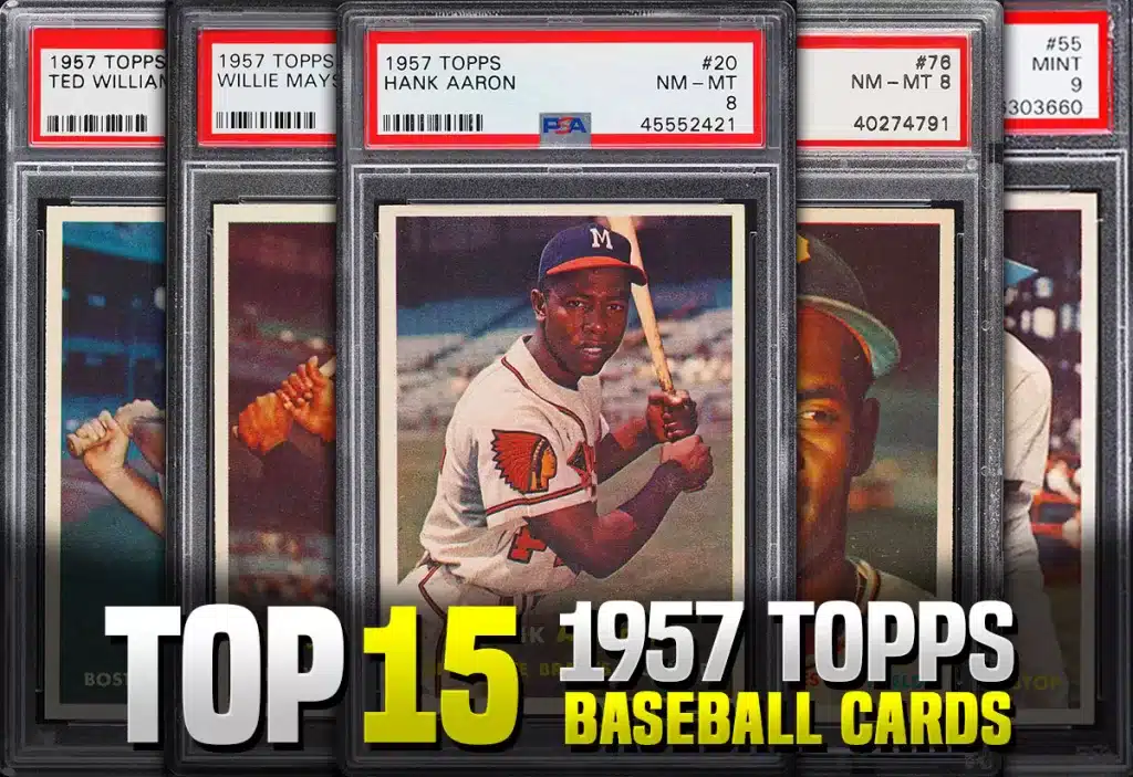 1957 Topps Baseball Card Values with Recentl Selling Prices