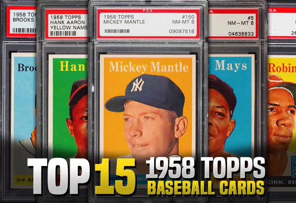 The Best 1958 Topps Baseball Cards – Highest Selling Prices