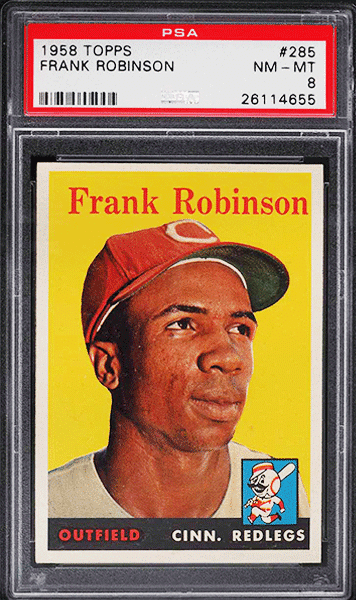 1958 Topps Frank Robinson #285 PSA 8 NM-MT
