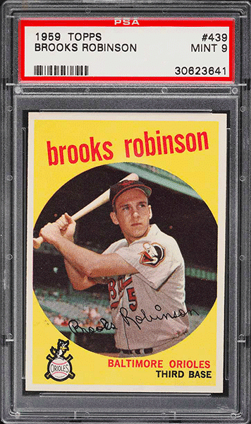 1959 Topps Brooks Robinson #439 PSA 9
