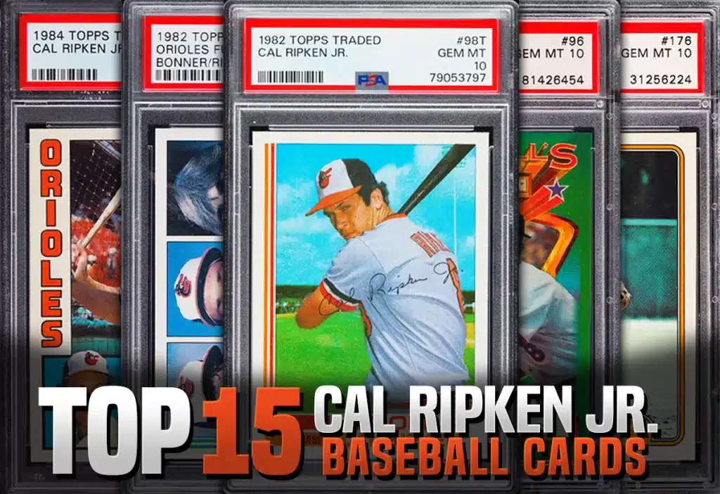 Cal Ripken Jr. Baseball Cards and Rookie Cards Recently Selling prices and values