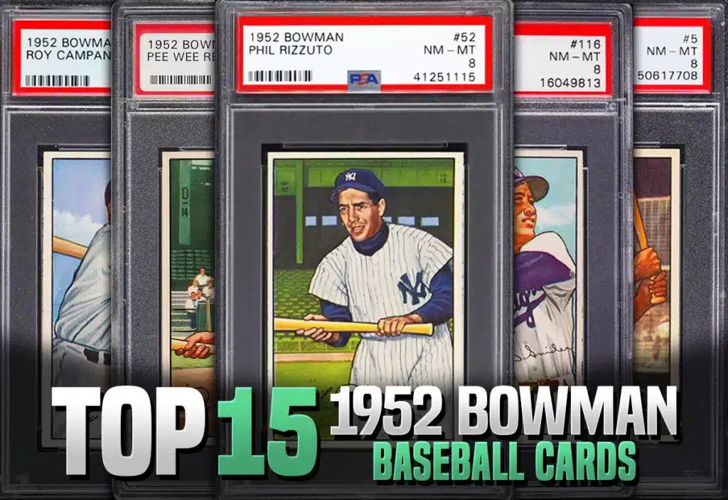 The Best 1952 Bowman baseball cards with recent selling prices and values