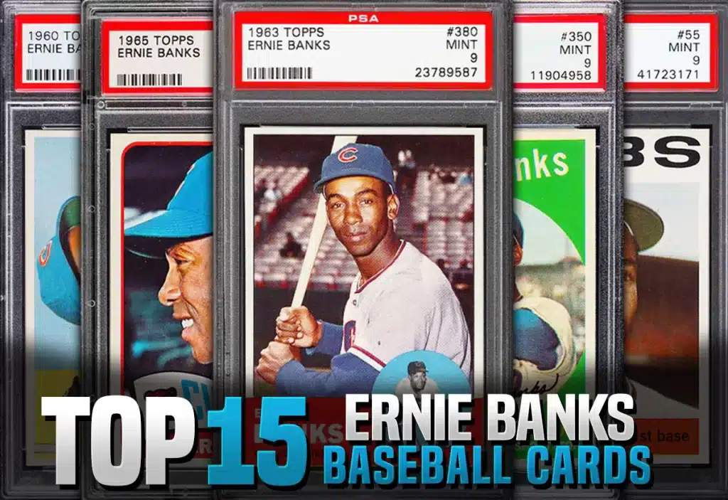 The Best Ernie Banks baseball card list with values and recent selling prices