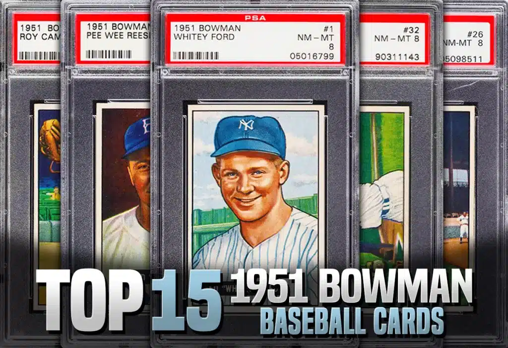 The best 1951 Bowman baseball cards with recent selling prices and values