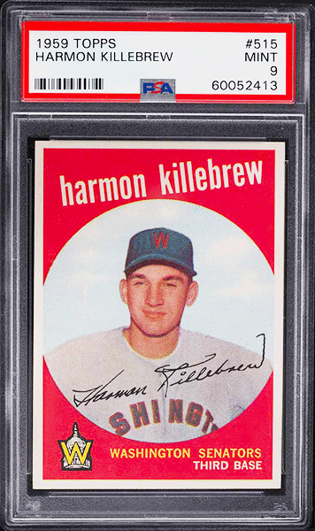 1959 Topps Harmon Killebrew #515 PSA 9