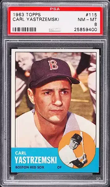 1963 Topps Carl Yastrzemski #115 PSA 8