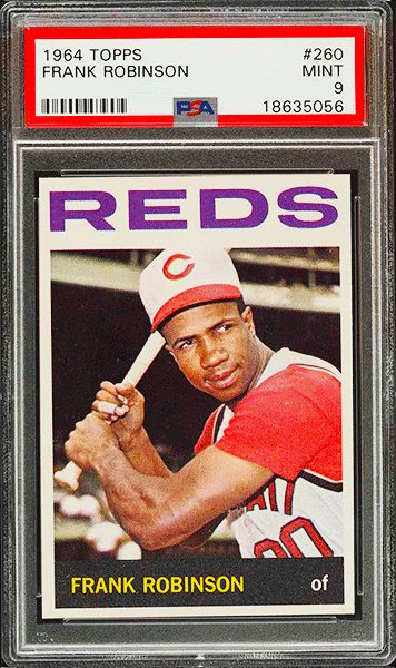 1964 Topps Frank Robinson baseball card #260 graded PSA 9