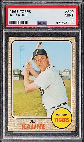 1968 Topps Al Kaline #240 PSA 9