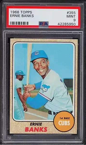 1968 Topps Ernie Banks #355 PSA 9