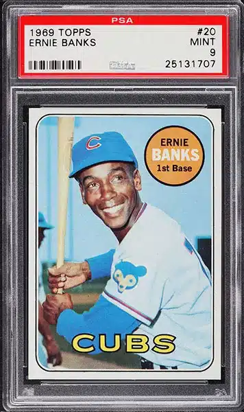 1969 Topps Ernie Banks #20 PSA 9