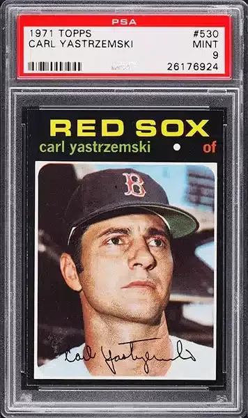 1971 Topps Carl Yastrzemski #530 PSA 9