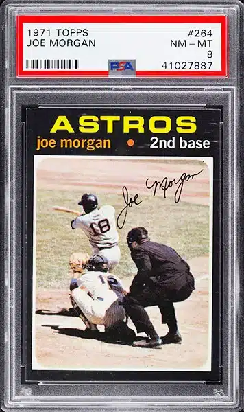 1971 Topps Joe Morgan #264 PSA 8
