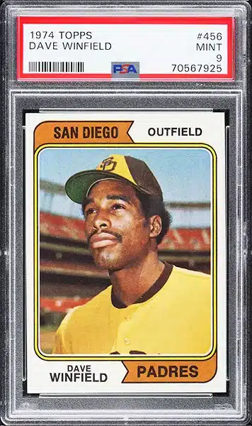 1974 Topps Dave Winfield ROOKIE #456 PSA 9