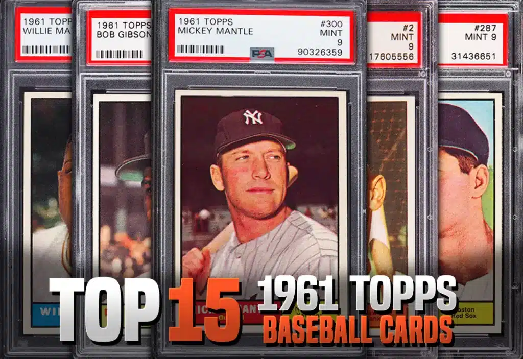 The Best 1961 Topps baseball cards with recent selling prices and values