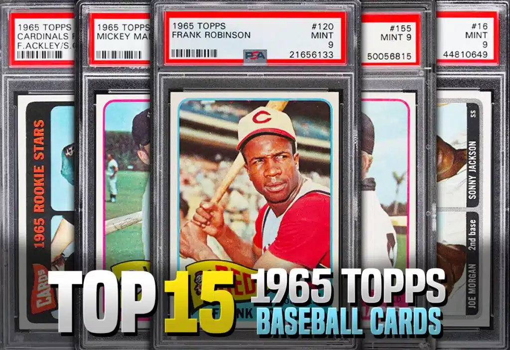 The best 1965 Topps baseball cards with recent sales prices and values