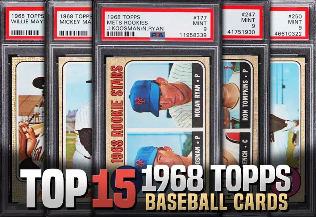 The best 1968 Topps baseball cards with recent selling prices and values