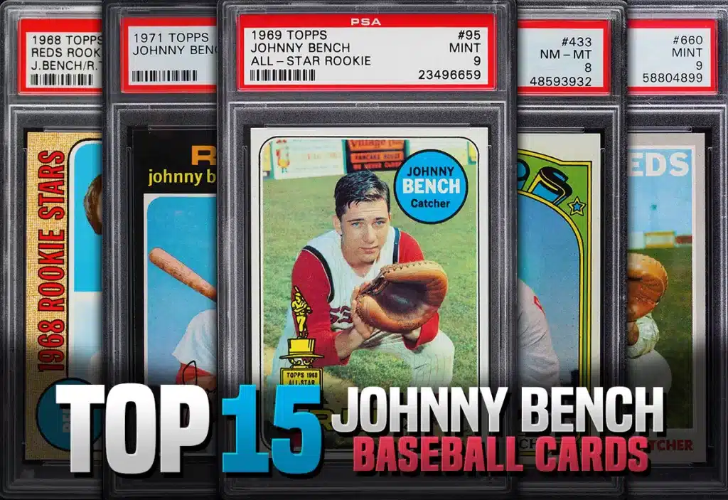 The best Johnny Bench baseball cards wit recent sales prices and values