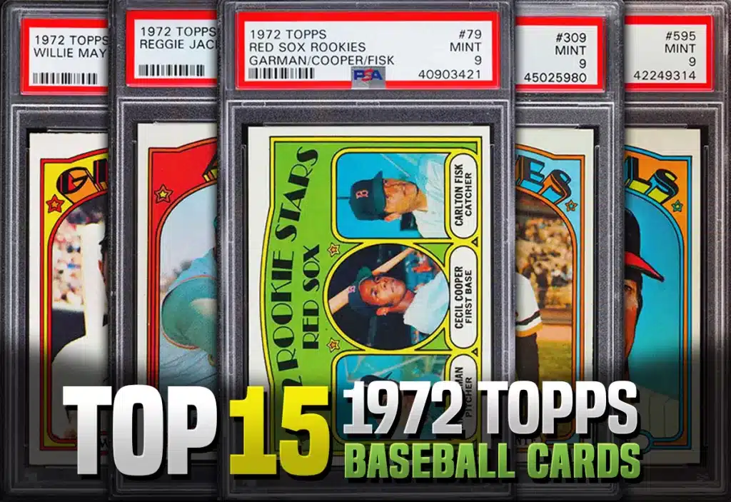 The best and most valuable 1972 Topps baseball cards with recent sales prices and values